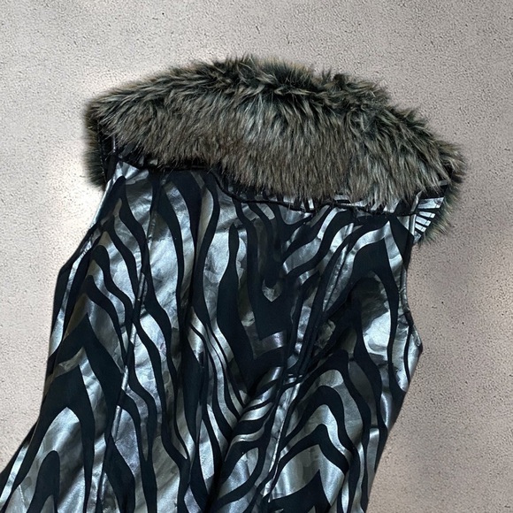 !! SOLD DO NOT BUY !! Powder River Outfitters Vest Fur Collar Panhandle Slim - Picture 3 of 6